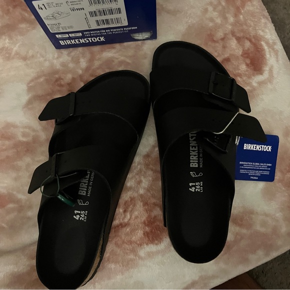 Birkenstock Other - Birkenstock Black Arizona Two-Strap Sandals